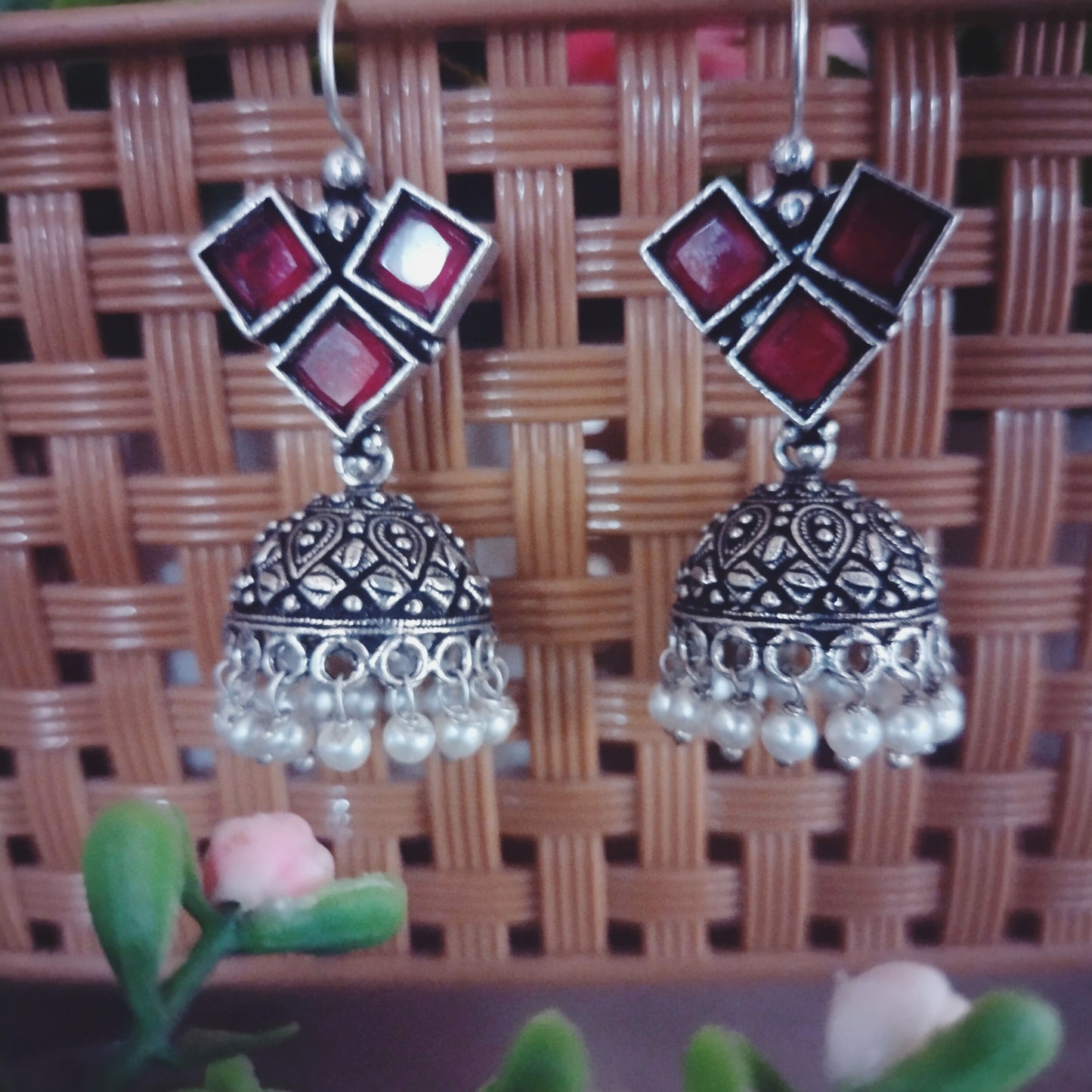 Red Royale Jhumka
