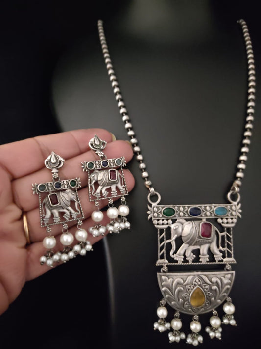 Gajaraj Elegance set ( yellow & multi colour)