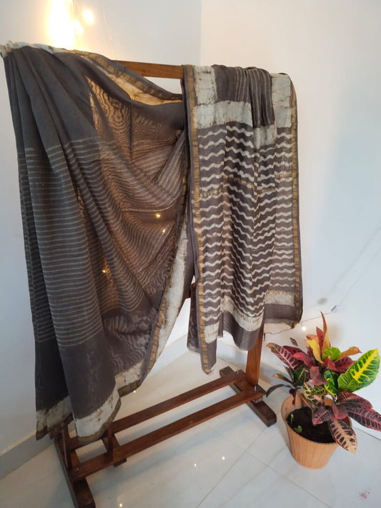 Block Printed Saree