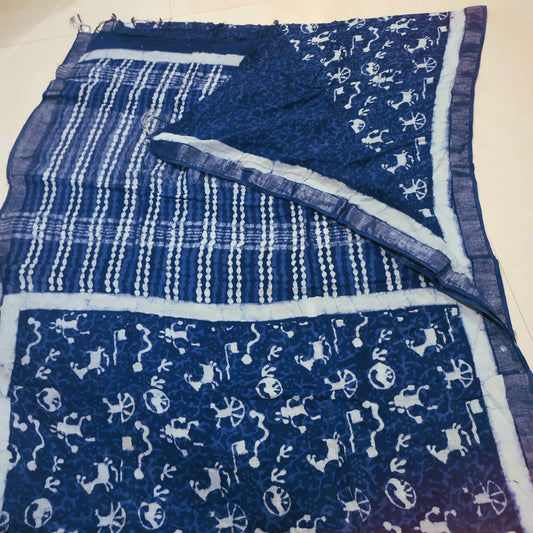 Linen Saree