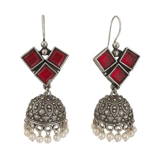 Red Royale Jhumka