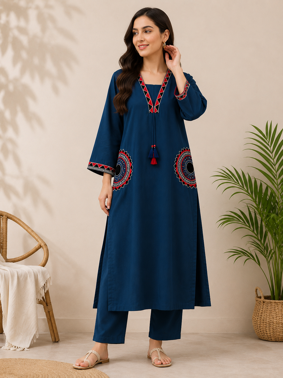 Office Wear Cotton Suit