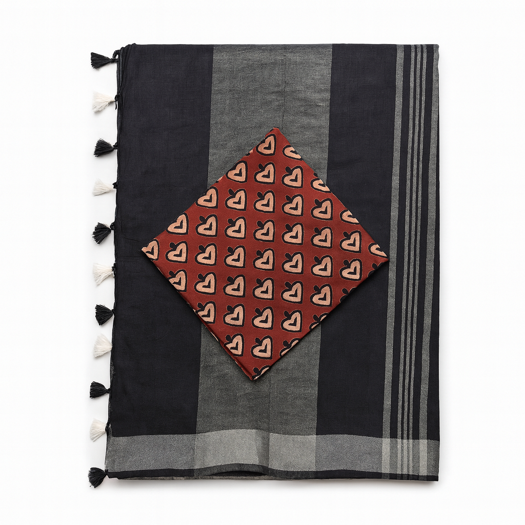 Linen Saree