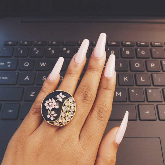 Midnight Bloom Ring