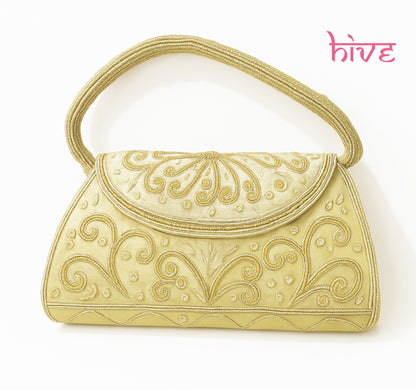 Golden Grace Bridal Handbag