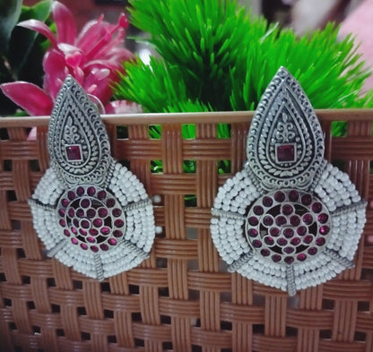 Kundan Circle Drops