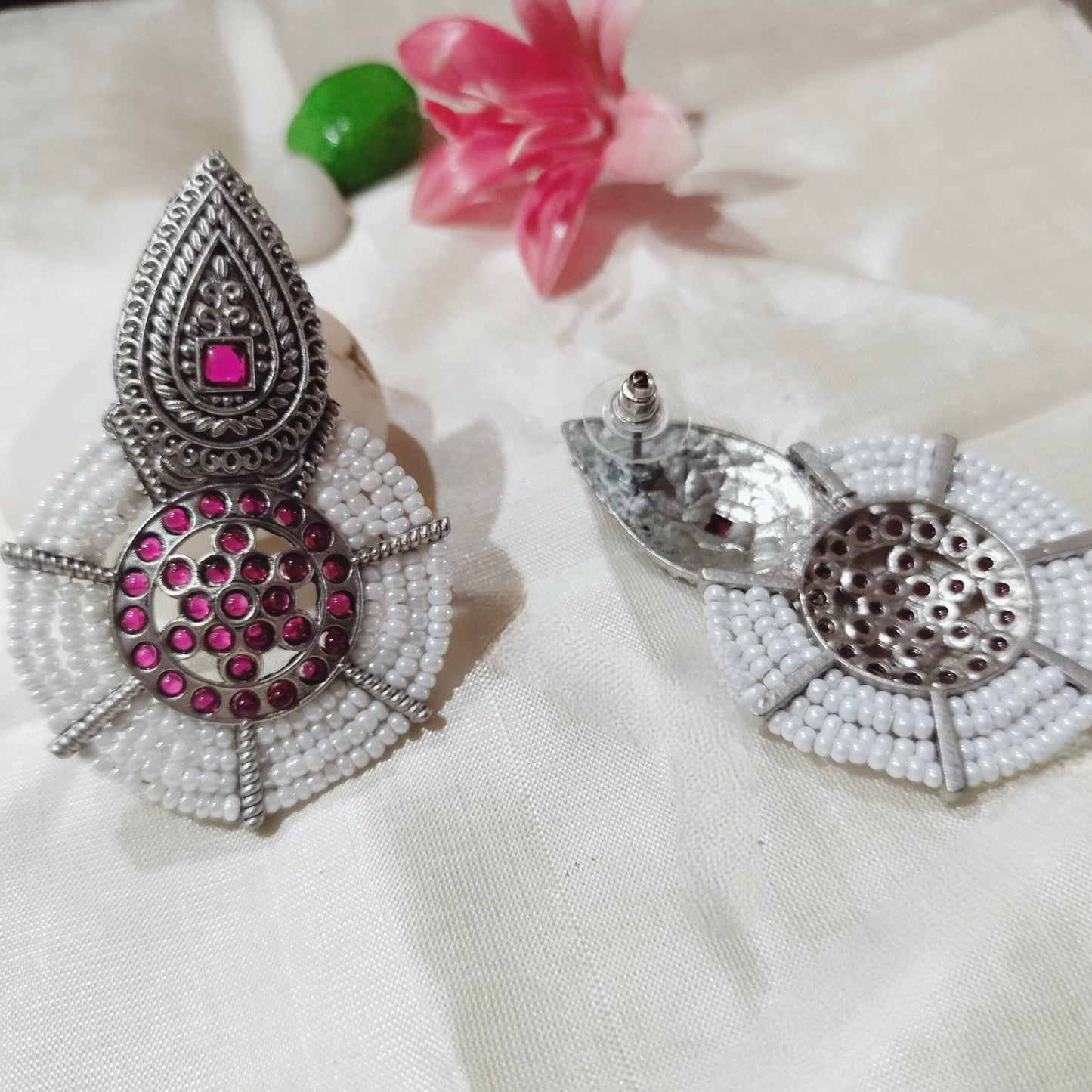 Kundan Circle Drops