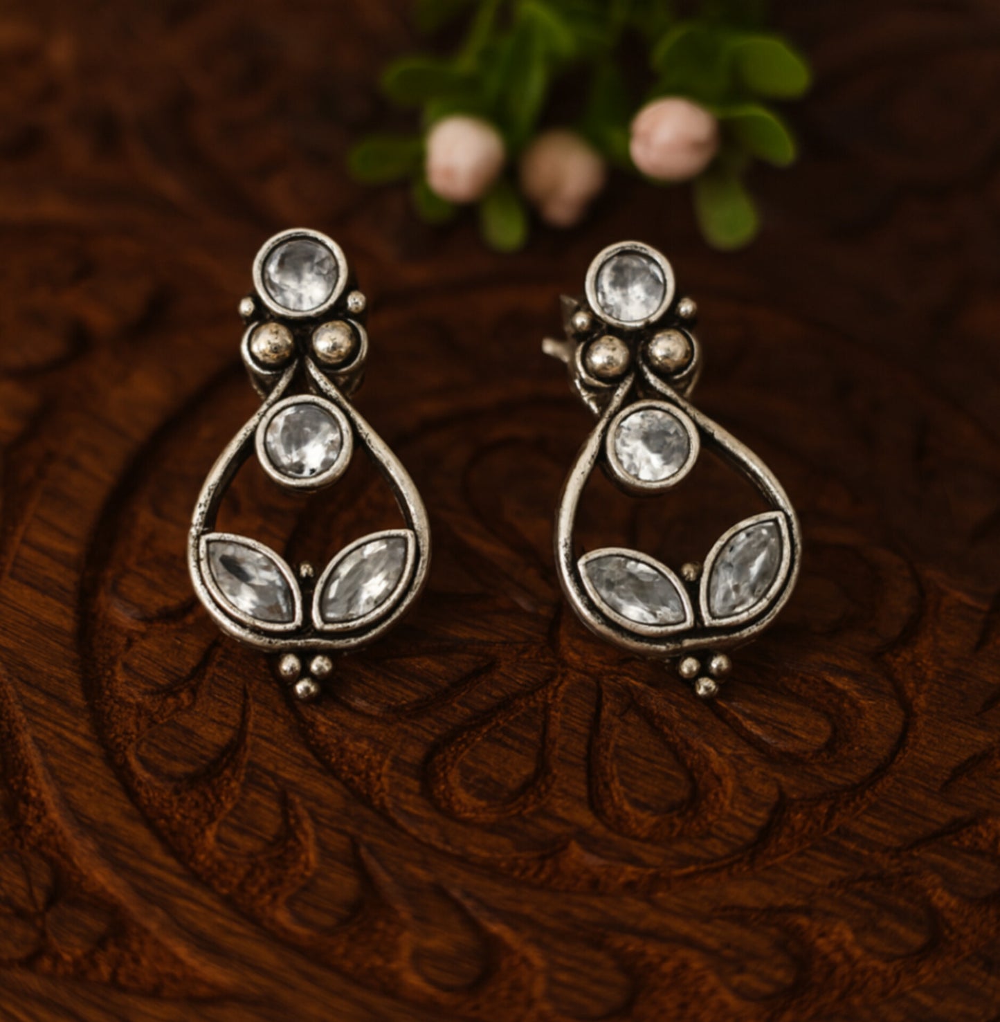 Crystal Bloom Earrings