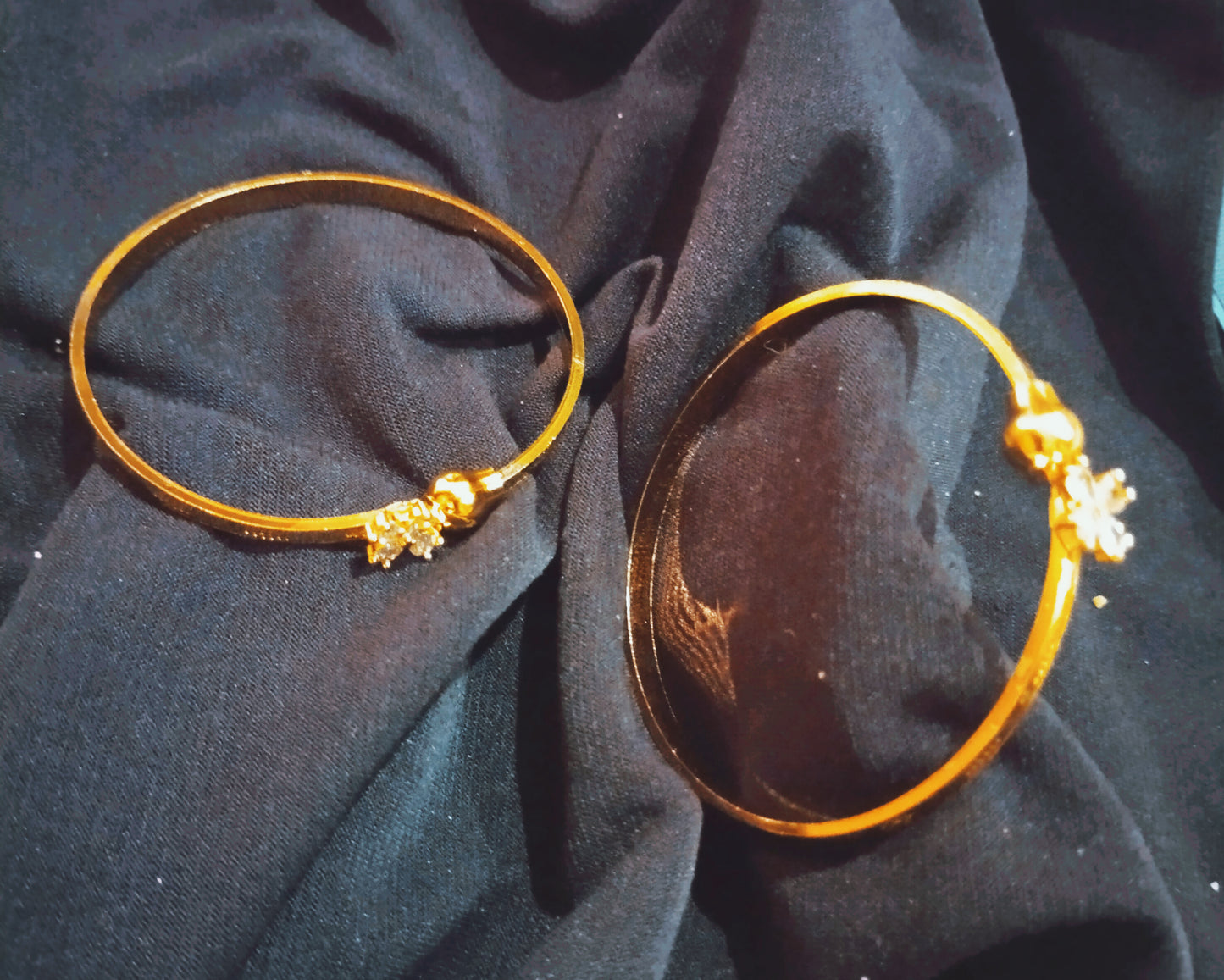 Golden Bloom Bangles