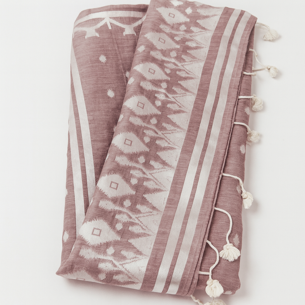 Linen Cotton Saree