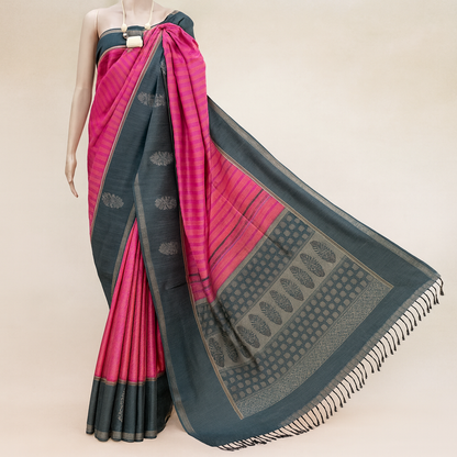 Linen Cotton saree