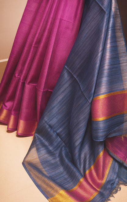 Tussar Silk Saree