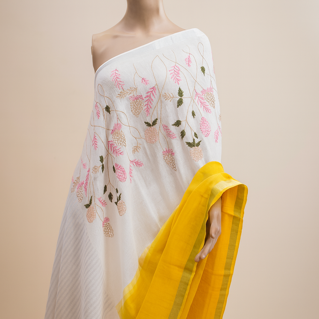 Linen Saree