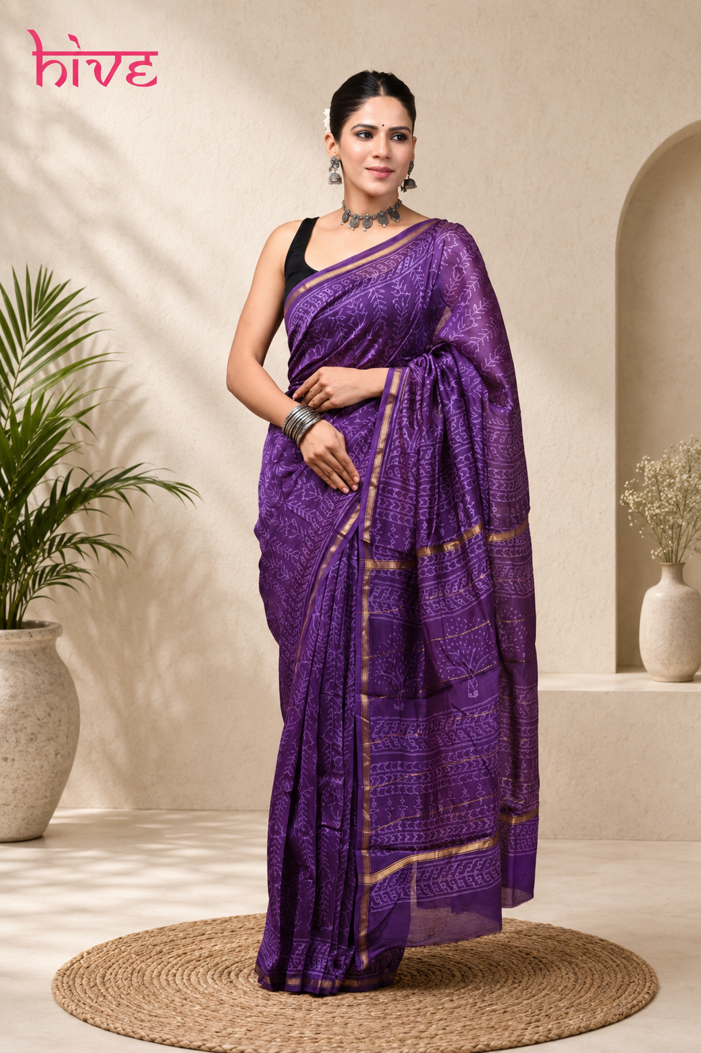 chandari silk saree