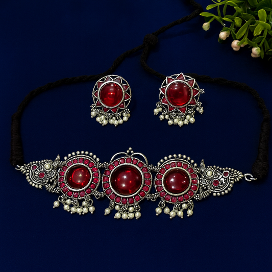 Turquoise Bloom Choker