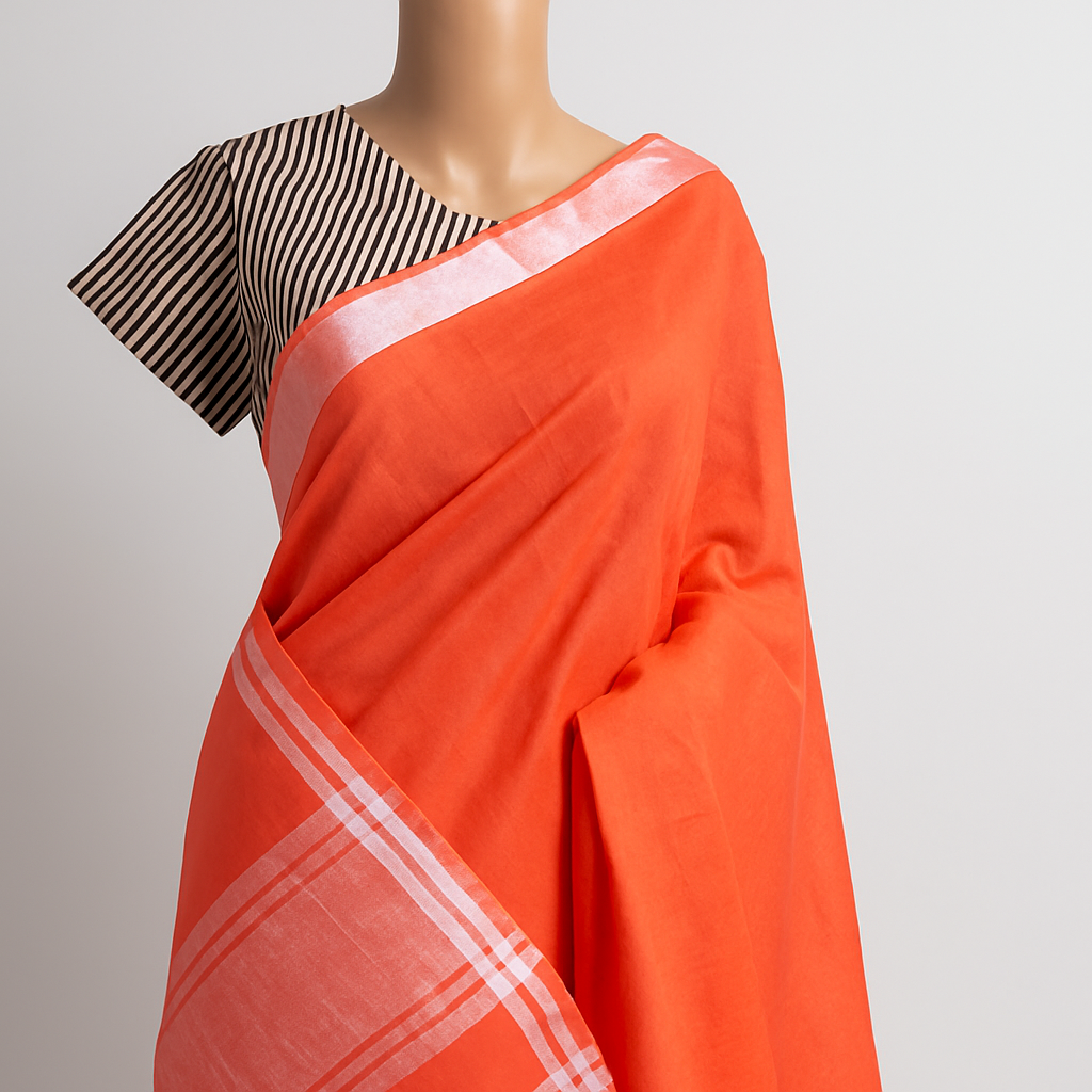 Linen Saree