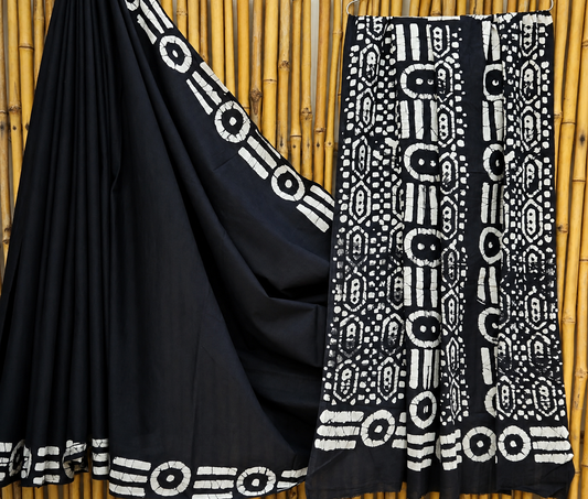 Mul mul Cotton Saree