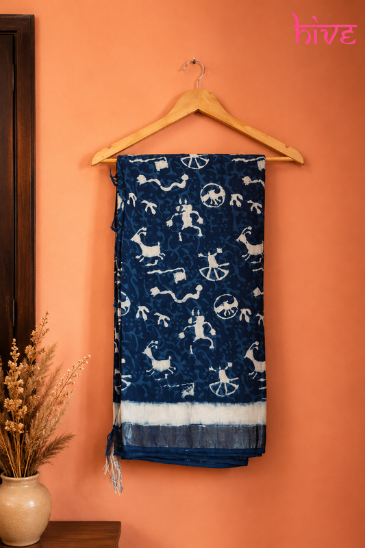 Linen Saree