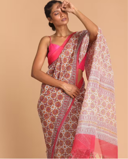 Pink Saree